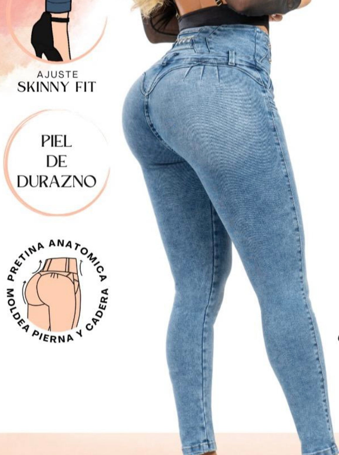 Jeans push up burano - faja 180•