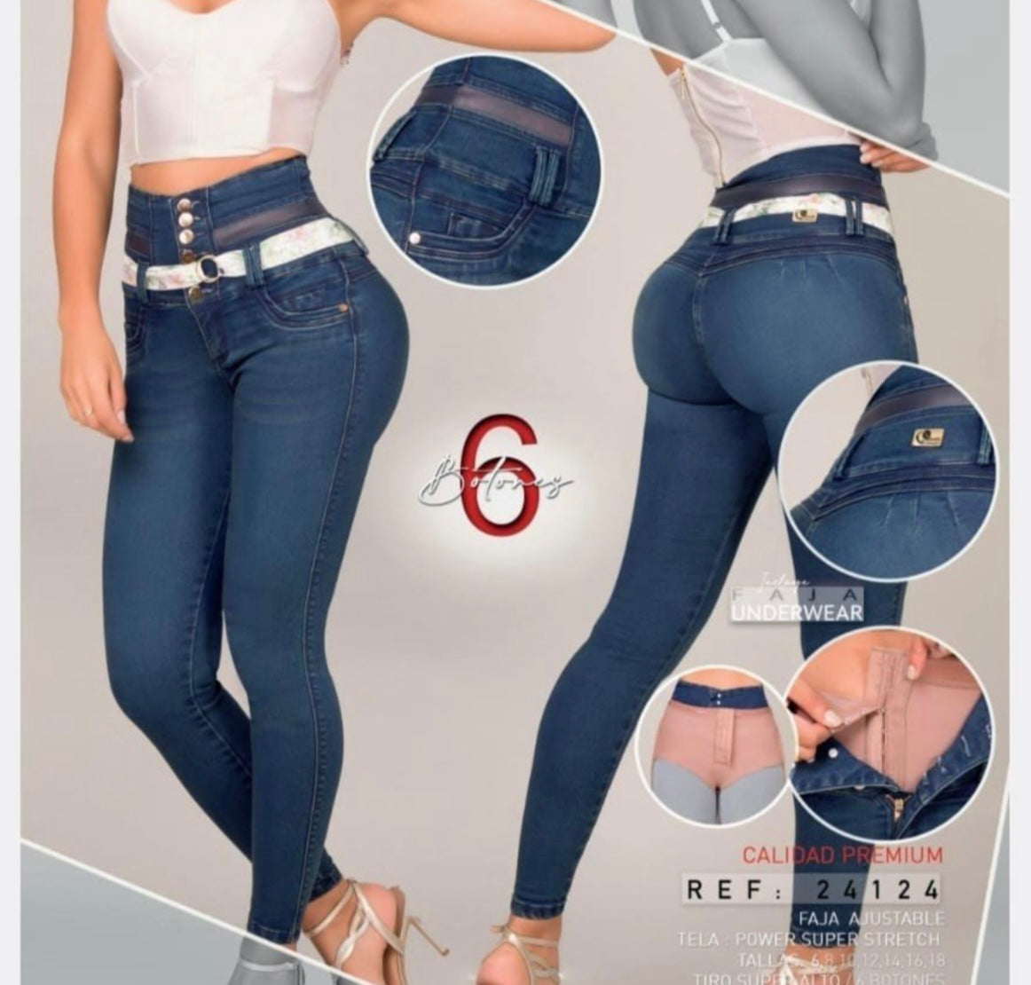 Jeans faja 24124 women of heart